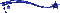 barre étoile filante bleue - GIF animé gratuit GIF animé