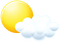 Kaz_Creations Sun and Clouds - zadarmo png animovaný GIF