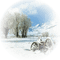 hiver paysage winter landscape - png gratuito GIF animata