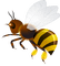 Kaz_Creations Bees Bee - zadarmo png animovaný GIF