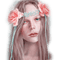 kikkapink woman spring pink teal pastel - PNG gratuit GIF animé
