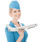 Flight Attendant bp - ingyenes png animált GIF