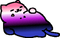 Genderfluid Tubbs the cat - kostenlos png Animiertes GIF