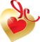 Kaz_Creations Love Heart Valentines - zadarmo png animovaný GIF
