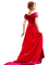 woman in red dress - gratis png animerad GIF