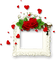 Cluster.Frame.Valentine's Day.White.Green.Red - png gratis GIF animado