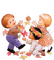Kinder, Herbst - darmowe png animowany gif