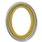 frame-ovale-gold - png gratuito GIF animata