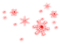 Snowflakes.Red - PNG gratuit GIF animé