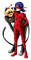 miraculous ladybug lady noir - png gratis GIF animado