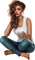 kvinna-woman-sitter - Free PNG Animated GIF