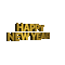Happy New Year.text.gold.Victoriabea - GIF animé gratuit GIF animé