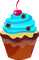 Cherry Cupcake - png gratuito GIF animata