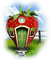 fond strawberry - PNG gratuit GIF animé