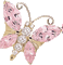 Pink Diamond Glitter Butterfly