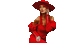 kvinna-röd---woman--red - Δωρεάν κινούμενο GIF κινούμενο GIF