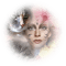 femme et chat - nemokama png animuotas GIF