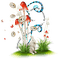 kikkapink spring wonderland scrap bunny cluster - 無料png アニメーションGIF