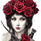 kikkapink gothic dark woman steampunk - безплатен png анимиран GIF
