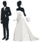 couple femme woman frau beauty tube human person people bride braut jeune mariée silhouette - zadarmo png animovaný GIF