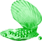Seashell.Pearls.Green - zdarma png animovaný GIF