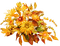 Déco fleurs ocre - Безплатен анимиран GIF