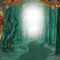 fantasy fantaisie fantasie background fond hintergrund image green tube forest wald foret - PNG gratuit GIF animé