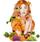 automne femme - Free PNG Animated GIF