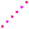 pink stars - Бесплатный анимированный гифка анимированный гифка