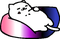 Genderfluid Tubbs the cat Neko Atsume - gratis png animerad GIF