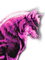 Pink wolf - GIF animado gratis