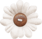 Vintage wooden Button Blume Knopf white - Free PNG Animated GIF