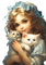 loly33 enfant chat vintage - darmowe png animowany gif