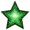 Green Star - GIF animé gratuit GIF animé