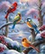Vögel im Winter - zdarma png animovaný GIF