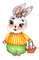 kikkapink vintage bunny easter - PNG gratuit GIF animé
