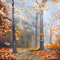 autumn forest background glitter kikkapink