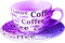 soave deco cup coffee purple - png gratuito GIF animata
