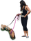 Kaz_Creations Woman Femme Walking Dogs Dog - PNG gratuit GIF animé