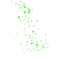 green stars - PNG gratuit GIF animé