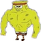 Buff Spongebob - nemokama png animuotas GIF