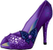 Kaz_Creations Deco Purple  Shoe Butterfly Colours