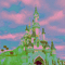 Rainbow Disney Castle - GIF animasi gratis GIF animasi