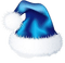 noel bonnet bleu - Free PNG Animated GIF