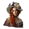femme chapeau - Free PNG Animated GIF