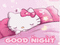 Hello Kitty good night BG GIF - GIF animasi gratis GIF animasi