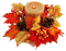 Autumn Fall Candle Centerpiece - безплатен png анимиран GIF