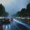 Raining Road - 無料のアニメーション GIF アニメーションGIF