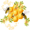 soave bee honey deco scrap background transparent - PNG gratuit GIF animé