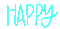 Happy.text.turquoise.Victoriabea - 無料のアニメーション GIF アニメーションGIF